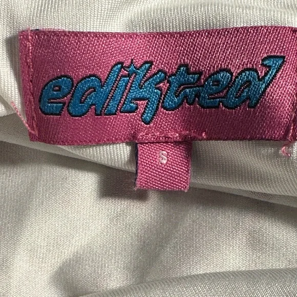 EDIKTED JULES PRINT STRAPLESS MINI DRESS - Picture 7 of 14